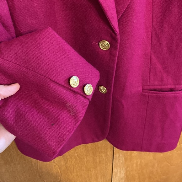 Stephen Douglas ltd vintage wool blazer pink size 14 - Picture 2 of 5